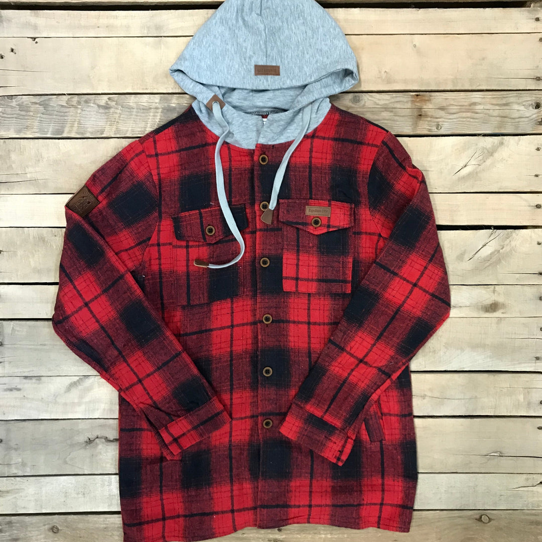 Expedition Lightweight Hooded Flannel Jacket