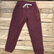 Leather Shield Patch Colored Sweatpants