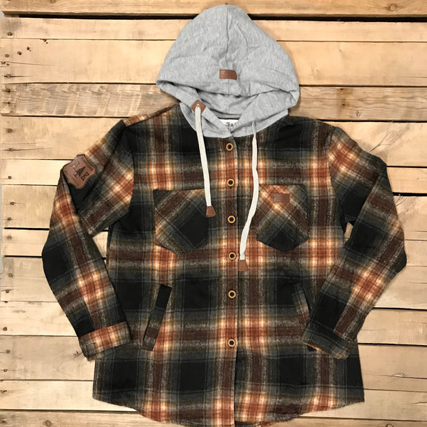 Lightweight Hooded Plaid Flannel – Alaska Chicks Co