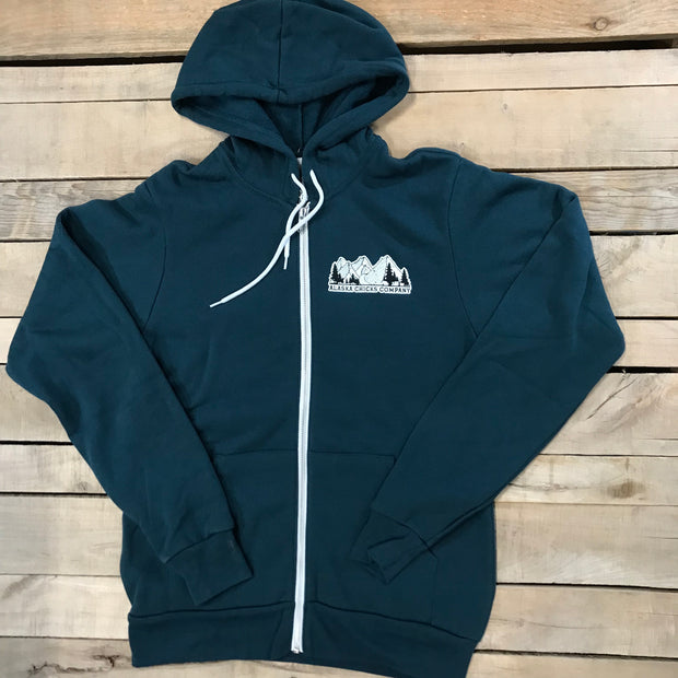 Peace In The Mountains Zip-Up Hoodie