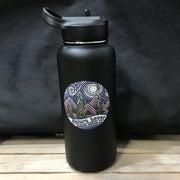Nature Lover Artistic Hydro Bottle With Straw