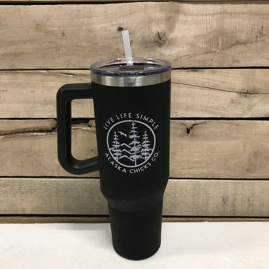 Alaskan Tumbler With Straw