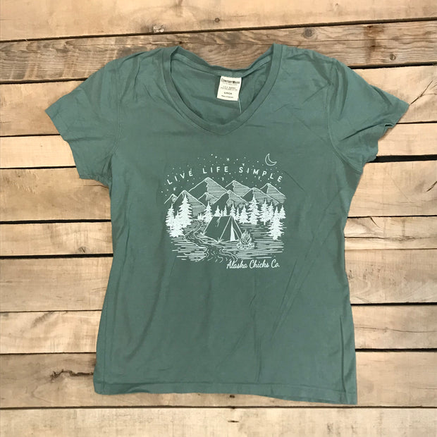 Camping Live Life Simple T-Shirt
