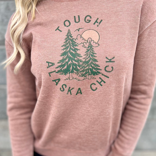 Tough Alaska Chick Crewneck