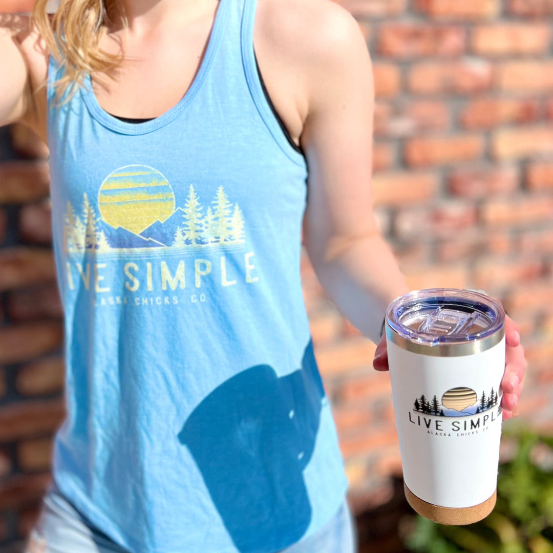 Live Simple Sunset Tank