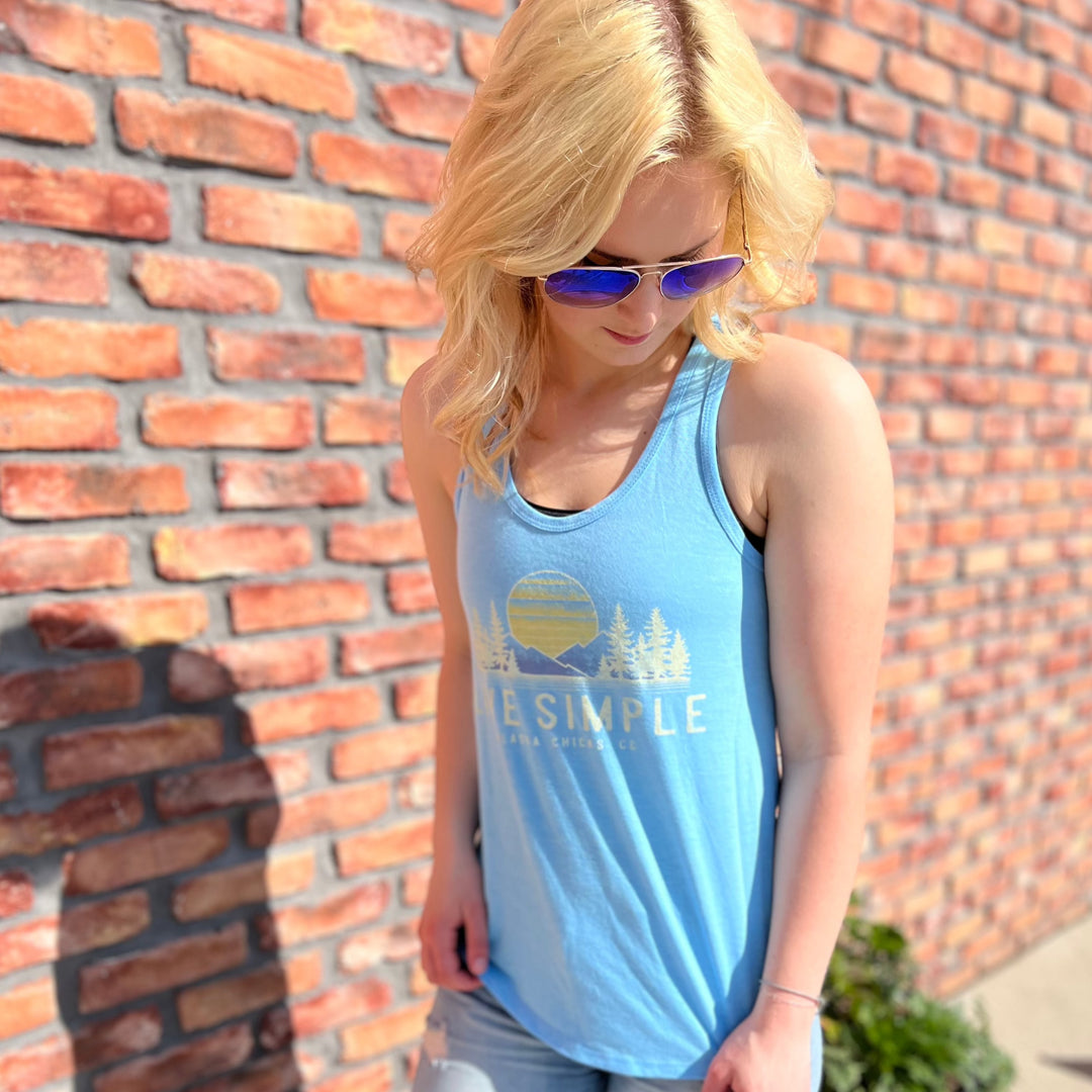 Live Simple Sunset Tank