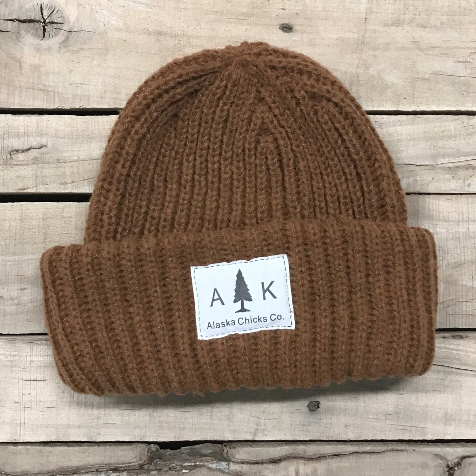 Loose Knit Cuff Beanie – Alaska Chicks Co