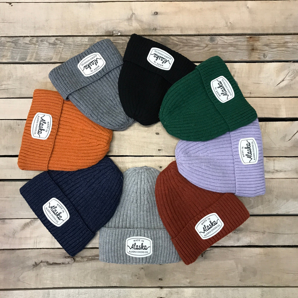 Ribbed Cuff Beanie - Lined