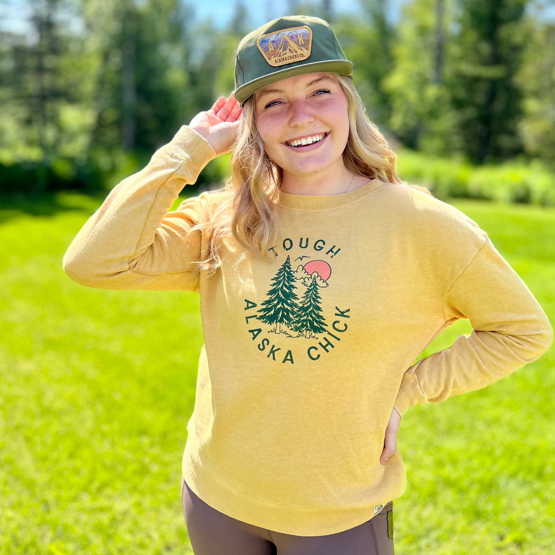 Tough Alaska Chick Crewneck