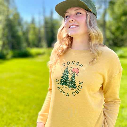 Tough Alaska Chick Crewneck