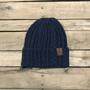 Single Tree Cable Knit Beanie