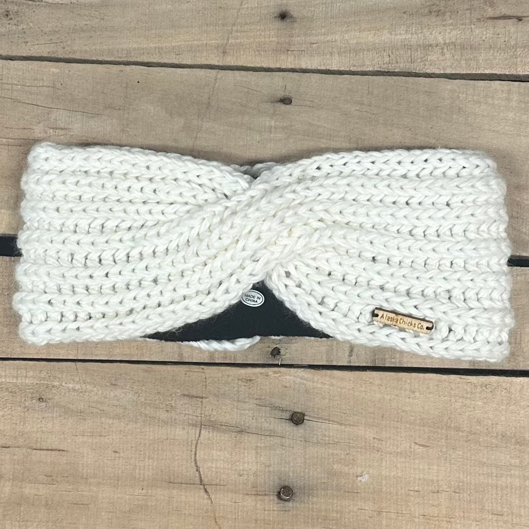 Twisted Fleece-Lined Headband