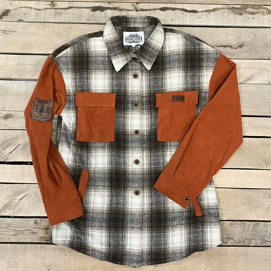 Corduroy Accent Shacket