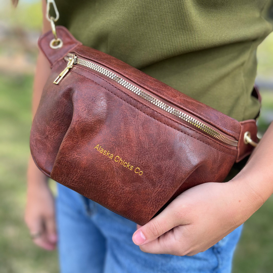 Leather Pouch Purse