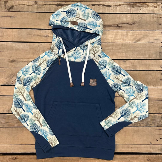 Winter Tree Sleeve Hoodie