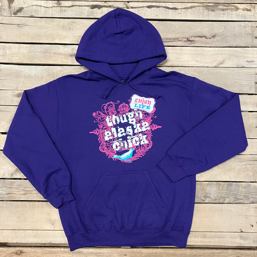 Original Tough Alaska Chick Hoodie