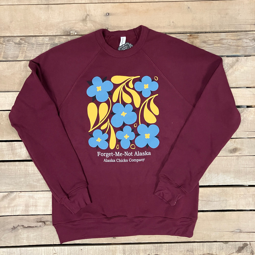 Forget-Me-Not Alaska Crewneck