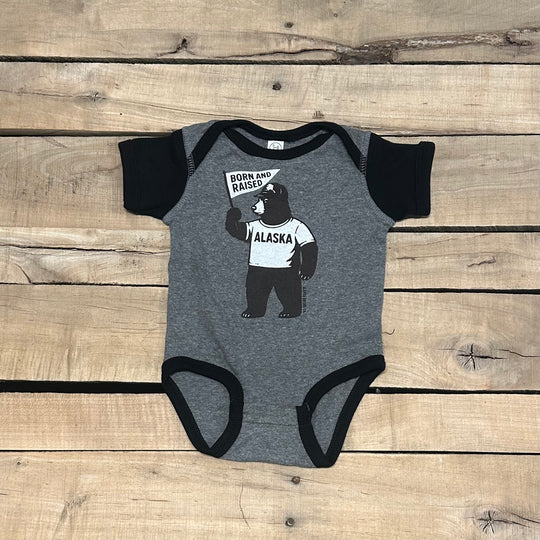 Alaska Born and Raised Onesie