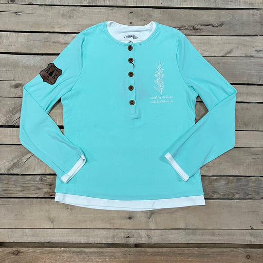 Wild By Nature Double-Layer Henley