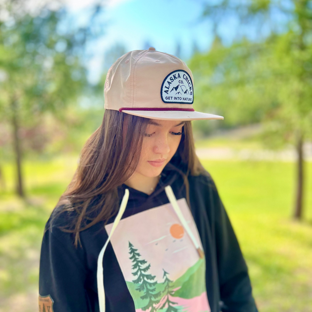 Get Into Nature Flat Bill Trucker Hat