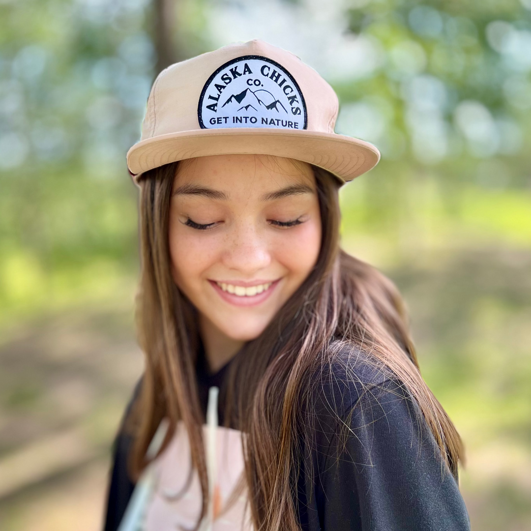 Get Into Nature Flat Bill Trucker Hat