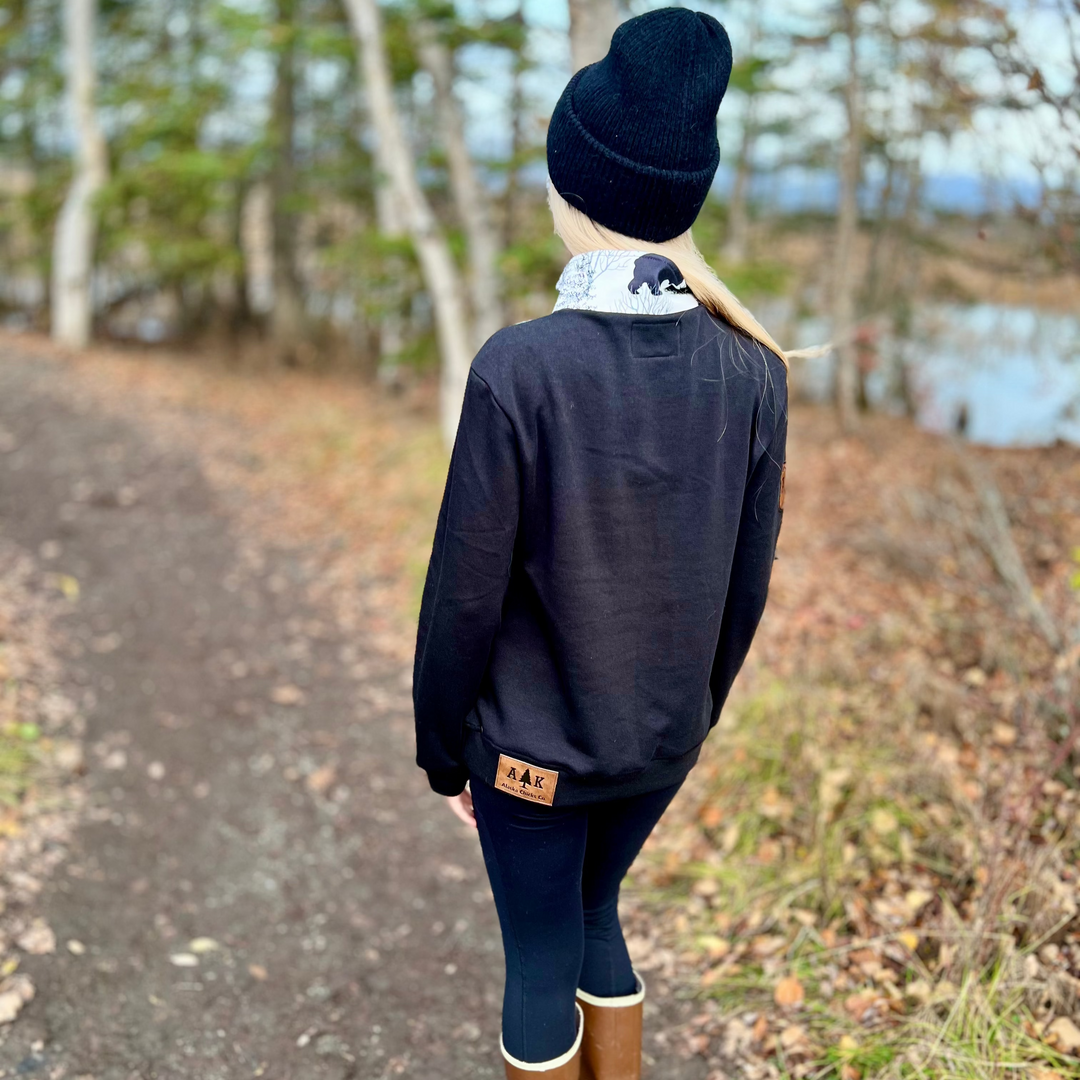 Printed Quarter Zip Pullover