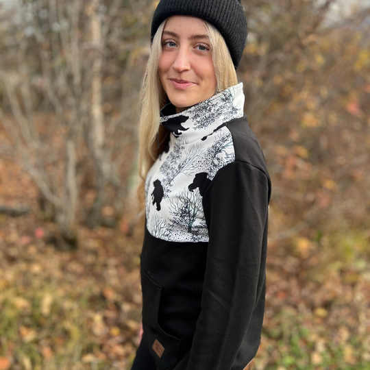 Printed Quarter Zip Pullover