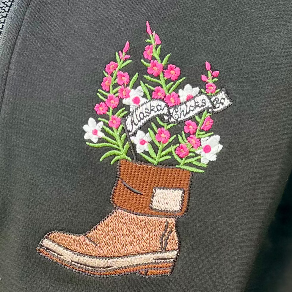 Fireweed Boot Embroidered Quarter Zip