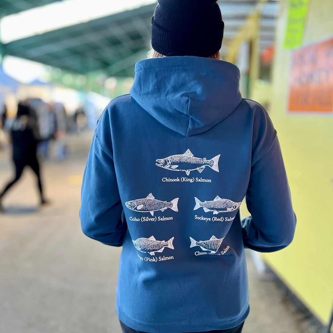 Wild Alaskan Salmon Hoodie – Alaska Chicks Co Wild Alaskan Salmon Hoodie – Alaska Chicks Co