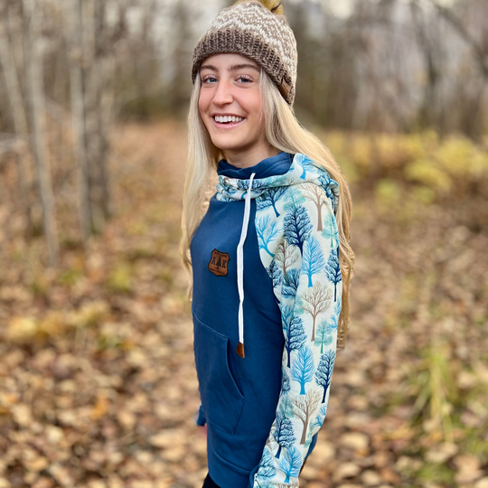 Winter Tree Sleeve Hoodie