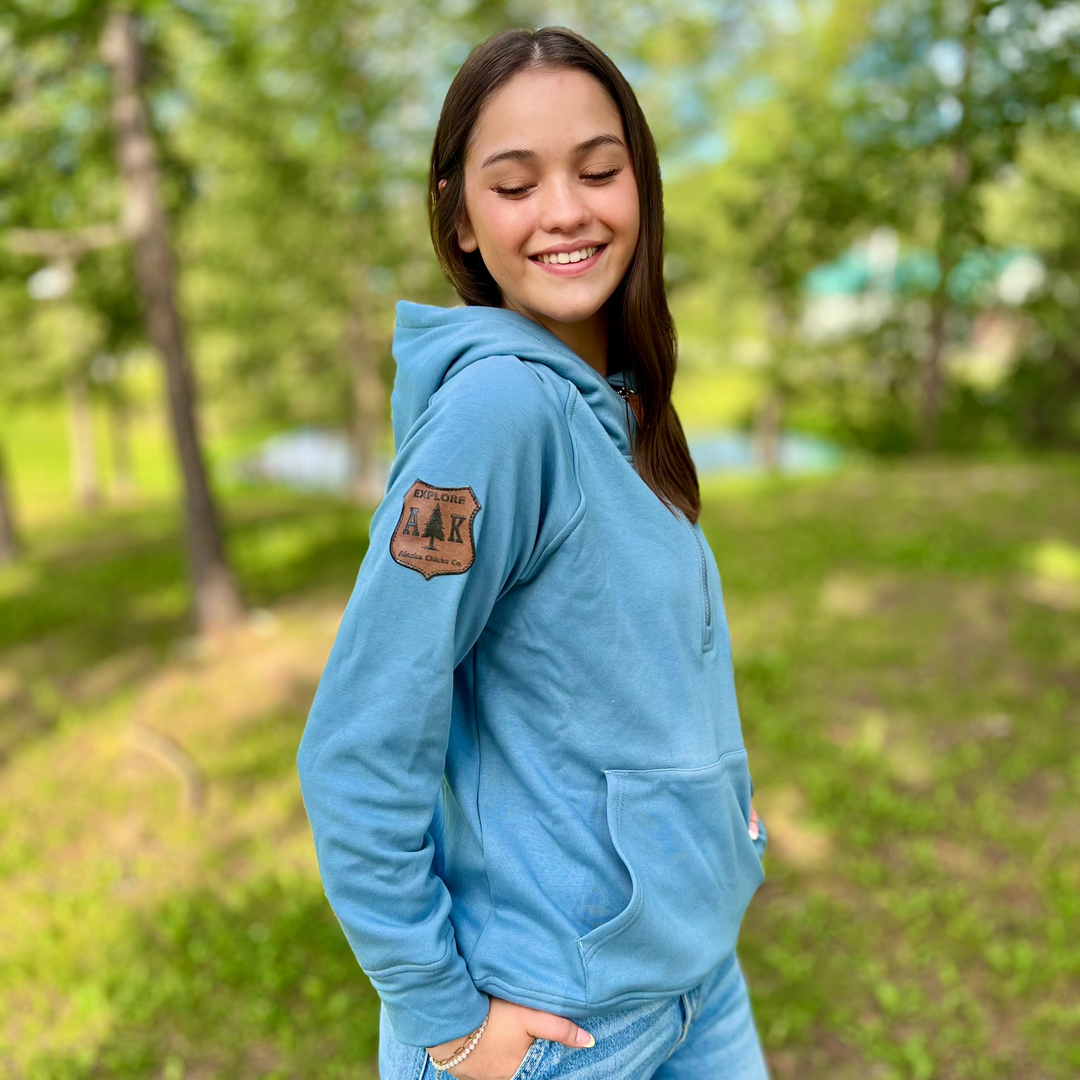 Fireweed Boot Embroidered Quarter Zip