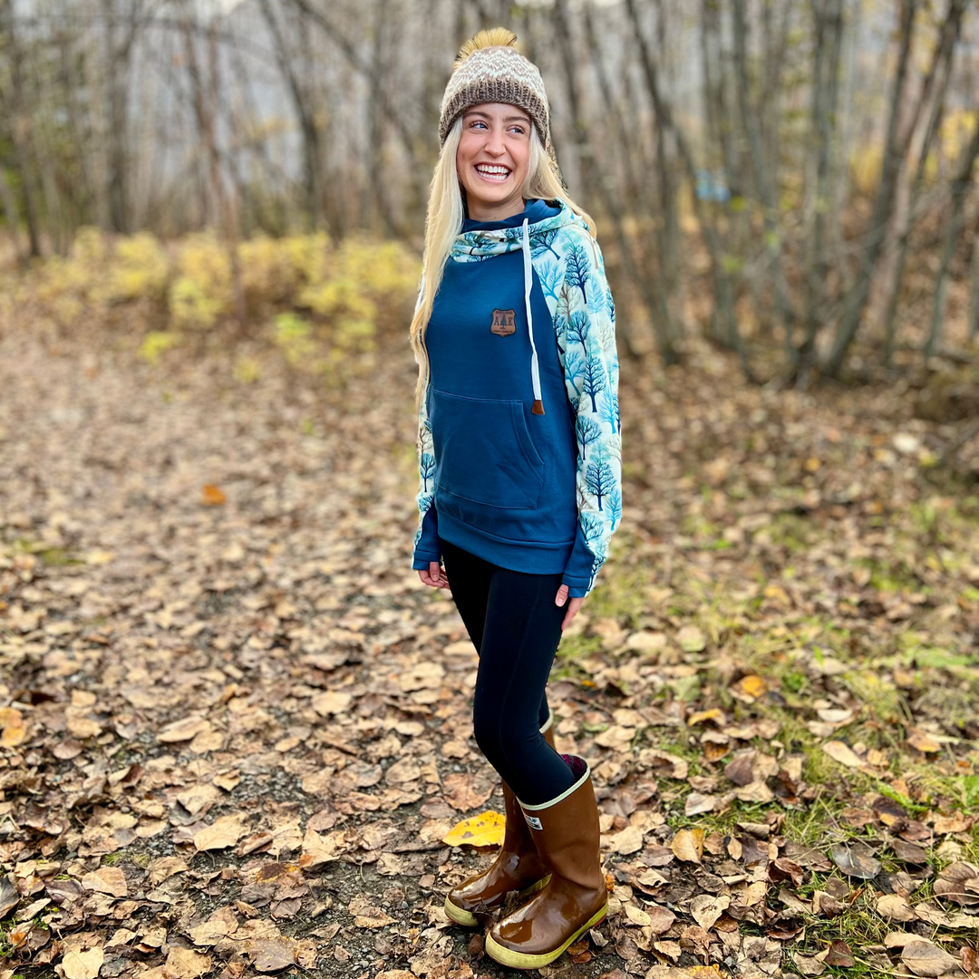 Winter Tree Sleeve Hoodie