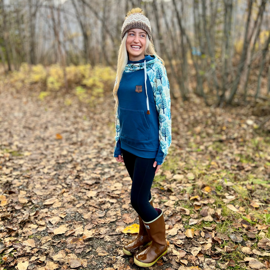 Winter Tree Sleeve Hoodie