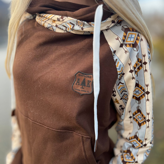 Aztec Sleeve Hoodie