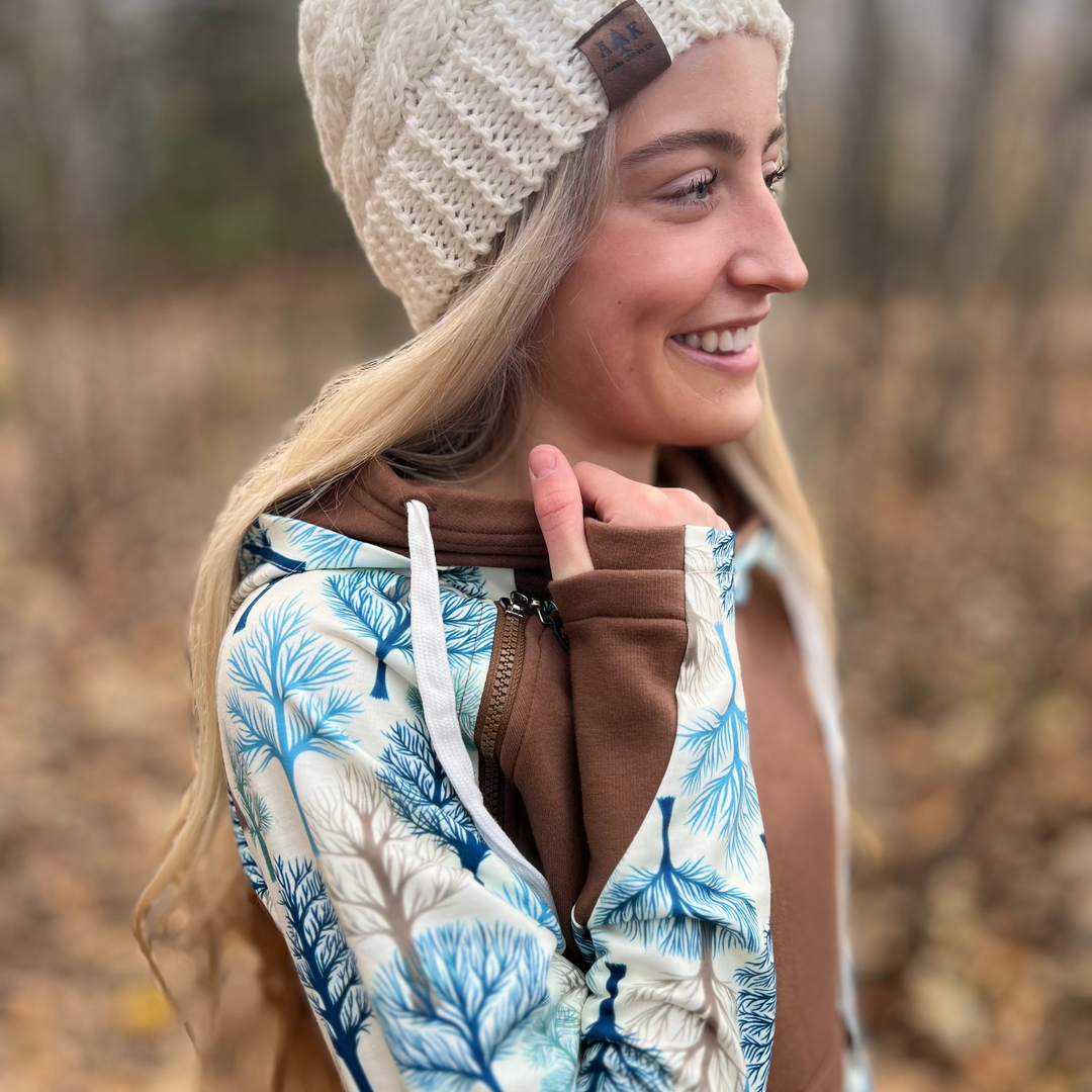 Winter Tree Sleeve Hoodie
