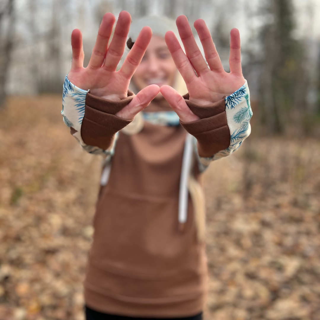 Winter Tree Sleeve Hoodie