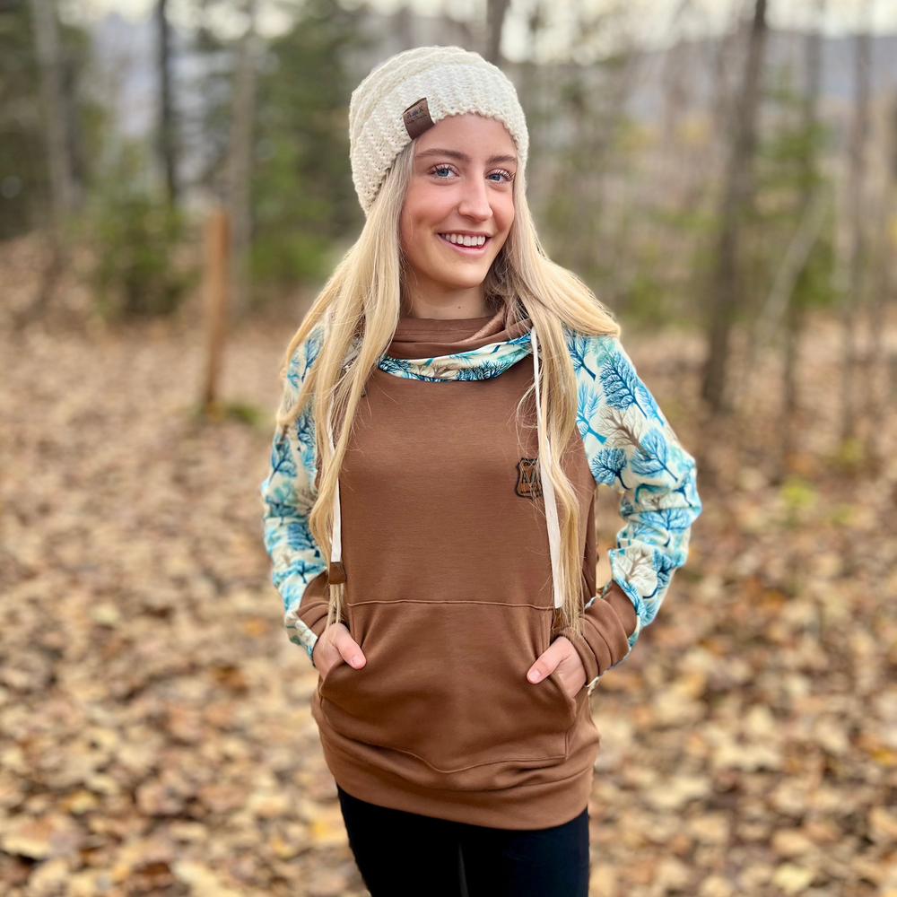 Winter Tree Sleeve Hoodie