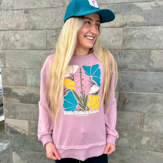 Grown Strong In Alaska Crewneck