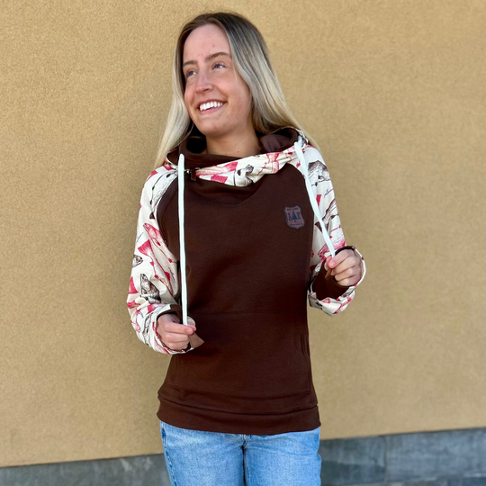 Salmon Sleeve Hoodie