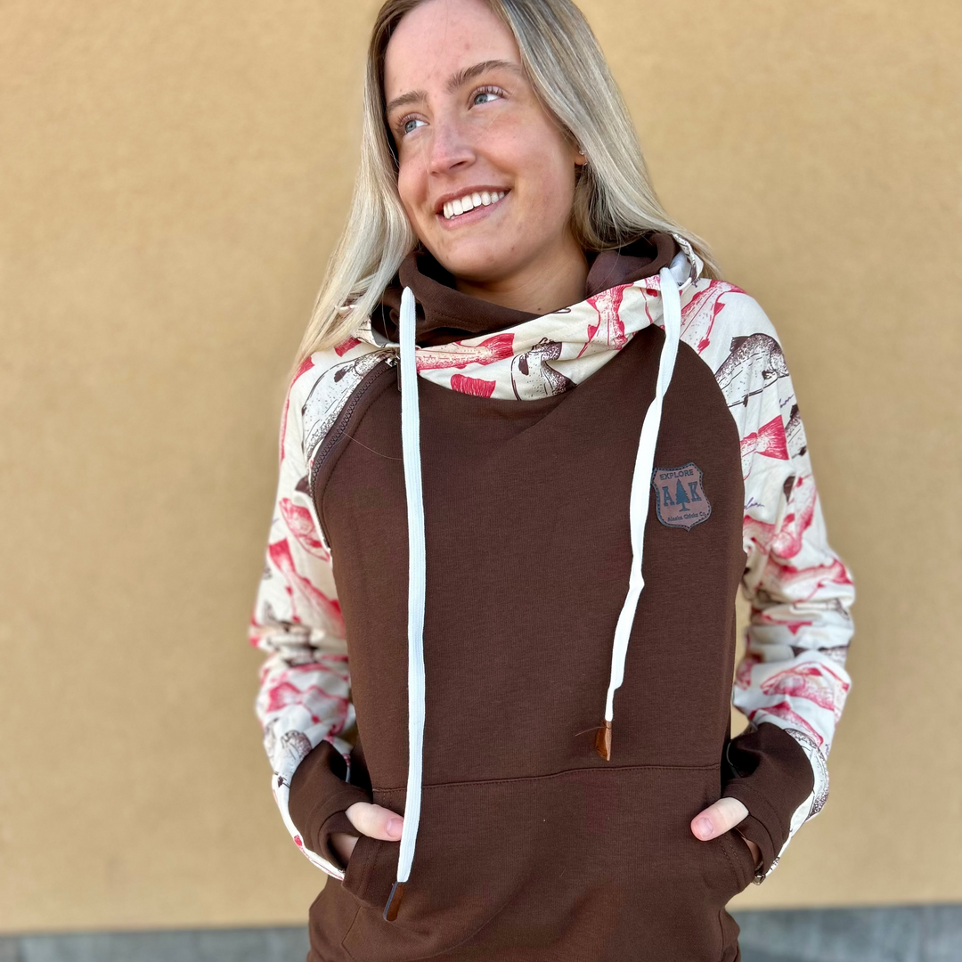 Salmon Sleeve Hoodie