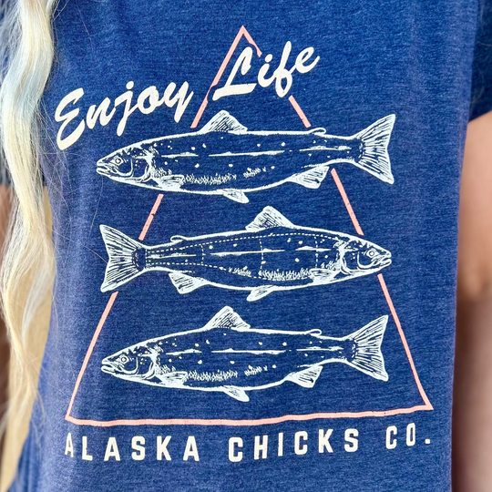 Enjoy Life Salmon T-Shirt