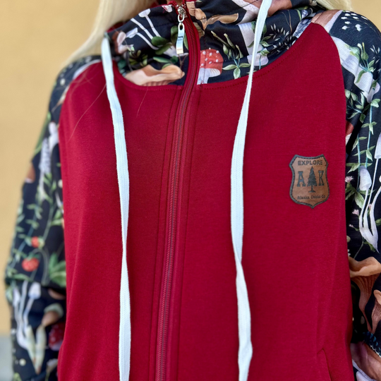 Mushroom Sleeve Full Zip