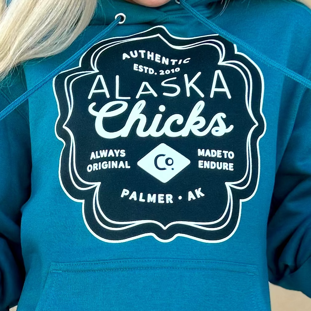 Alaska Chicks Logo Hoodie