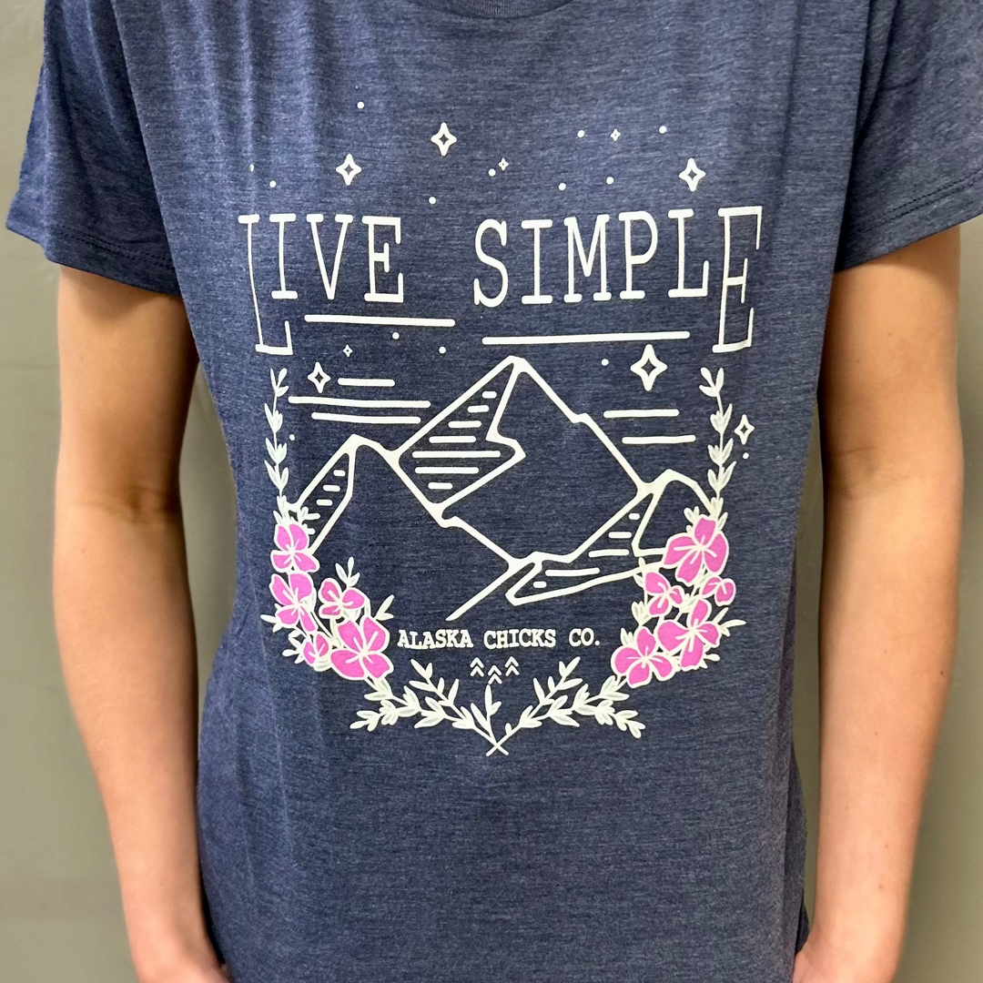 Live Simple Mountain T-Shirt