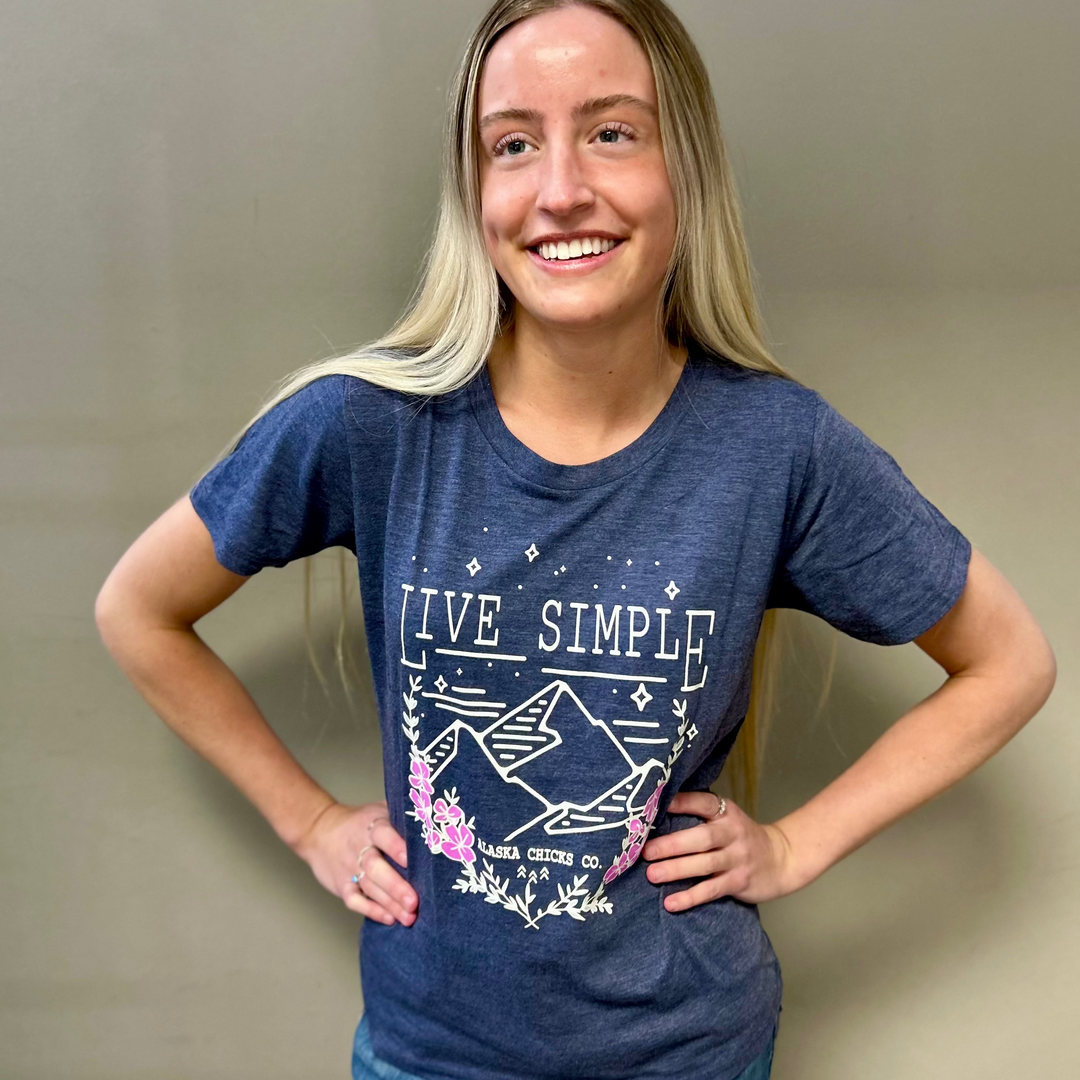 Live Simple Mountain T-Shirt