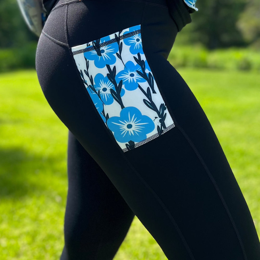 Athletic Pocket Print Leggings - Clearance