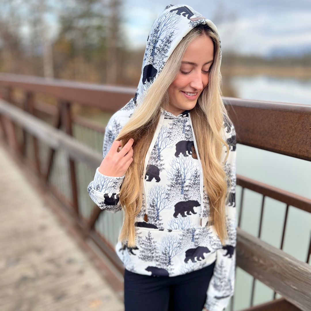 Solid Winter Bear Hoodie