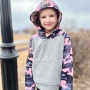 Girl's Camo Accent Hoodie