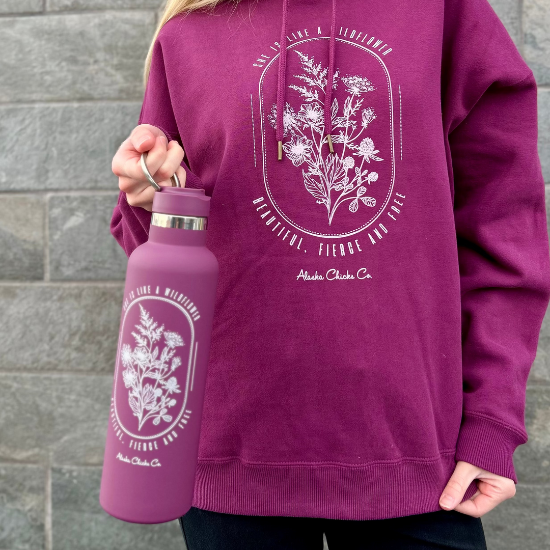 Like a Wildflower Water Bottle