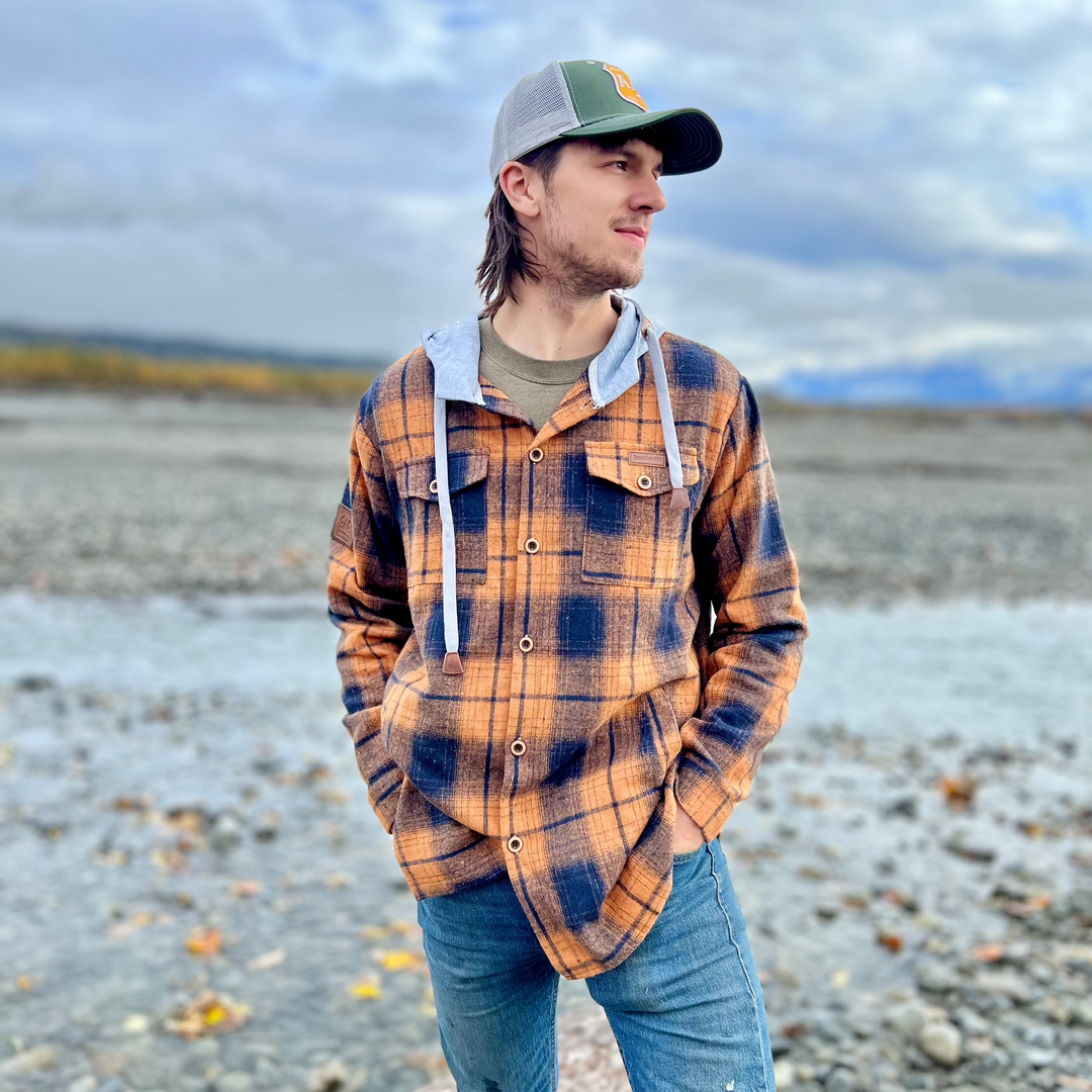 Expedition Lightweight Hooded Flannel Jacket